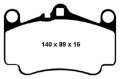 Picture of EBC 03-05 Porsche 911 996 Cast Iron Rotor only 3-6 Carrera 4S Yellowstuff Front Brake Pads