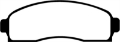 Picture of EBC 03-06 Chevrolet Equinox 3-4 Greenstuff Front Brake Pads