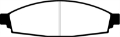 Picture of EBC 03-06 Lincoln Aviator 4-6 Greenstuff Front Brake Pads