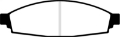 Picture of EBC 03-06 Lincoln Aviator 4-6 Greenstuff Front Brake Pads