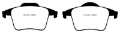 Picture of EBC 03-07 Volvo XC90 2-5 Turbo Redstuff Rear Brake Pads