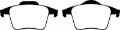 Picture of EBC 03-07 Volvo XC90 2-5 Turbo Redstuff Rear Brake Pads