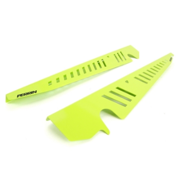 Picture of PERRIN 15-21 Subaru WRX-STI Fender Shroud Set - Neon Yellow