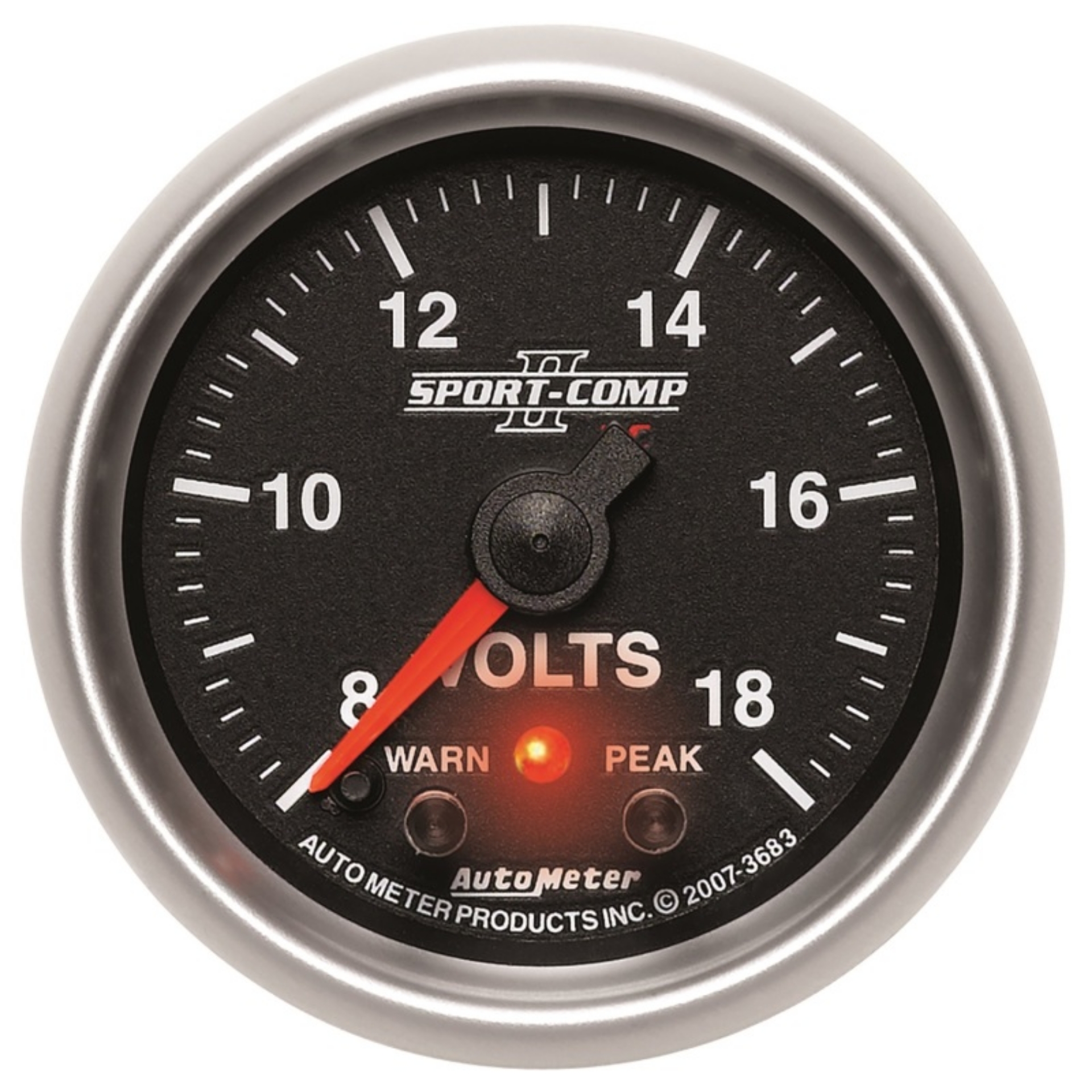Picture of Autometer Sport-Comp II 2-1-16in Digital Voltmeter Gauge - 18V
