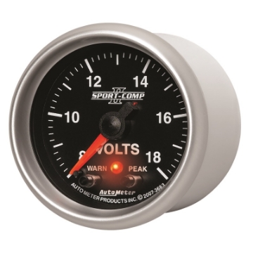 Picture of Autometer Sport-Comp II 2-1-16in Digital Voltmeter Gauge - 18V
