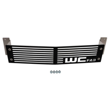 Picture of Wehrli 15-19 Chevrolet Silverado HD 6-6L LML-L5P Duramax Bumper Grille - Gloss Black