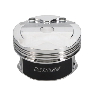 Picture of Manley 2018+ Ford Coyote 5-0L 6-75cc Dish 3-700in Bore 12:1 CR 22mm Pin Platinum Ext Duty Pistons