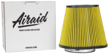 Picture of Airaid Universal Air Filter - Cone 6in FLG x 10-3-4x7-3-4in B x 4in T x 9in H - Synthaflow