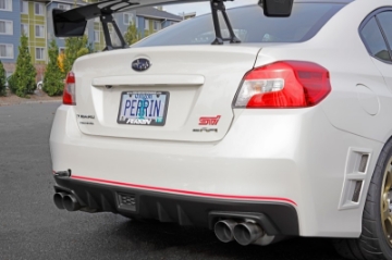 Picture of PERRIN 15-21 Subaru WRX-STI Tow Hook Kit Rear - Black