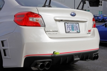 Picture of PERRIN 15-21 Subaru WRX-STI Tow Hook Kit Rear - Neon Yellow