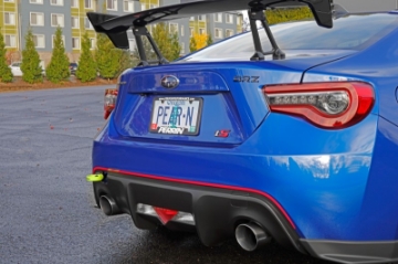 Picture of PERRIN 13-25 Subaru BRZ - 13-20 Scion FRS & Toyota 86 - 22-25 GR86 Tow Hook Kit Rear - Neon Yellow