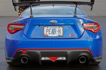 Picture of PERRIN 13-26 Subaru BRZ - 13-20 Scion FRS & Toyota 86 - 22-26 GR86 Tow Hook Kit Rear - Red