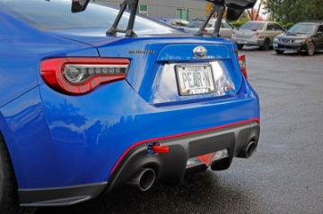 Picture of PERRIN 13-26 Subaru BRZ - 13-20 Scion FRS & Toyota 86 - 22-26 GR86 Tow Hook Kit Rear - Red