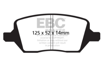 Picture of EBC 04-05 Buick Terraza 3-5 FWD Extra Duty Rear Brake Pads