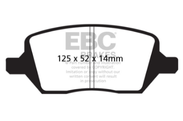 Picture of EBC 04-05 Buick Terraza 3-5 FWD Greenstuff Rear Brake Pads