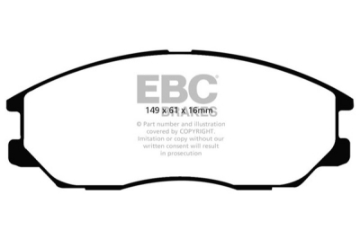 Picture of EBC 04-05 Hyundai XG 350 3-5 Greenstuff Front Brake Pads