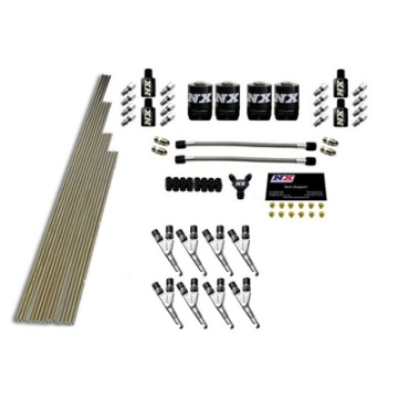Picture of Nitrous Express 8 Cyl SSV Nozzle Intake Plumbing Kit Incl Hardware