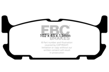 Picture of EBC 04-05 Mazda Miata MX5 1-8 Sports Suspension Redstuff Rear Brake Pads
