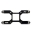 Picture of Nitrous Express Carb Plate Solenoid Bracket for 4150 4 Solenoids