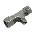 Picture of Nitrous Express 3-8 Compression x 1-8 Male NPT Branch T