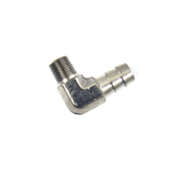 Picture of Nitrous Express 1-4 NPT x 3-8 90 Hose Barb