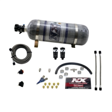 Picture of Nitrous Express Hitman EFI Single Nozzle Piranha Nitrous Kit 35-75HP w-Composite Bottle