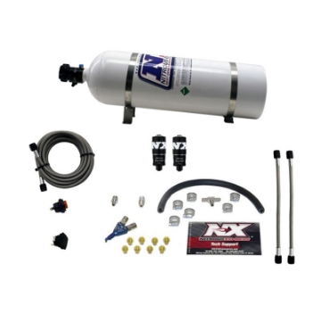 Picture of Nitrous Express Hitman EFI Single Nozzle Piranha Nitrous Kit 35-75HP w-15lb Bottle