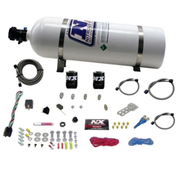 Picture of Nitrous Express Ford EFI Race Single Nozzle Nitrous Kit 100-250HP w-15lb Bottle