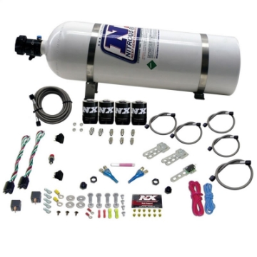 Picture of Nitrous Express GM EFI Dual Stage Nitrous Kit 50-150HP x 2 w-15lb Bottle