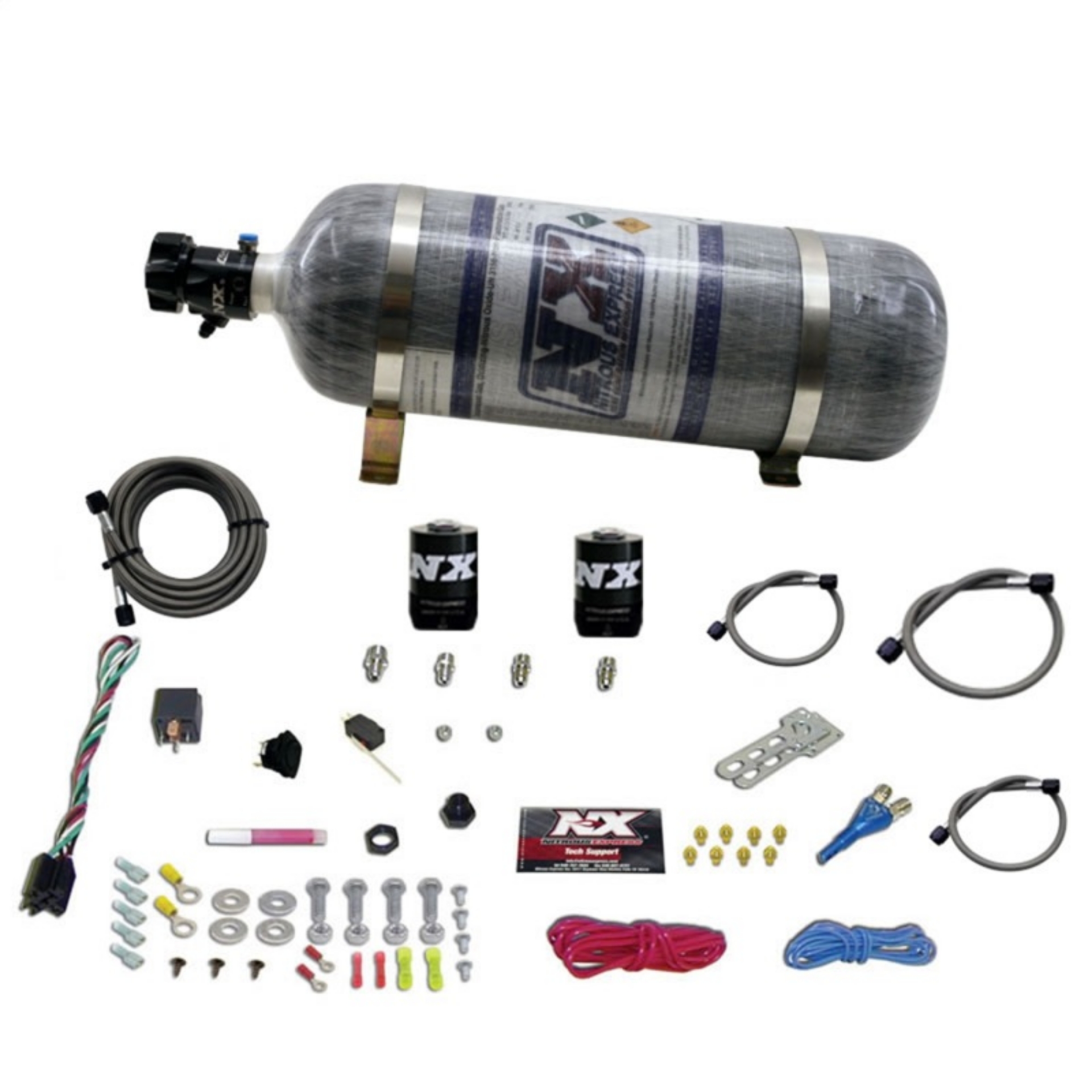 Picture of Nitrous Express Dodge EFI Race Single Nozzle Nitrous Kit 100-250HP w-Composite Bottle