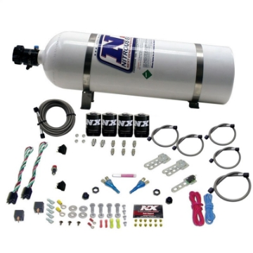 Picture of Nitrous Express Dodge EFI Dual Stage Nitrous Kit 50-150HP x 2 w-15lb Bottle