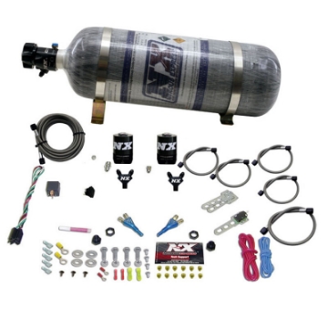 Picture of Nitrous Express 08-10 Dodge Viper EFI Dual Nozzle 100-300HP w-Composite Bottle