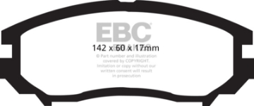 Picture of EBC 04-06 Hyundai Tiburon 2-7 6 speed Greenstuff Front Brake Pads
