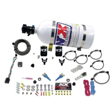 Picture of Nitrous Express Dual Nozzle Sport Compact Nitrous Kit 35-50-75HP w-10lb Bottle