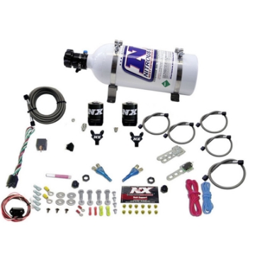 Picture of Nitrous Express 03-18 Nissan 350Z-370Z Dual Nozzle 35-150HP w-5lb Bottle