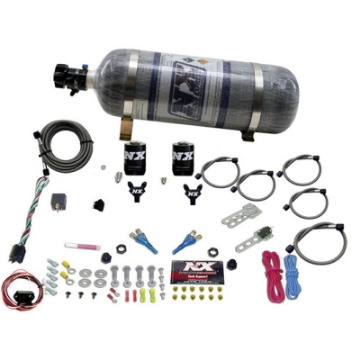 Picture of Nitrous Express 03-18 Nissan 350Z-370Z Dual Nozzle 35-150HP w-Composite Bottle