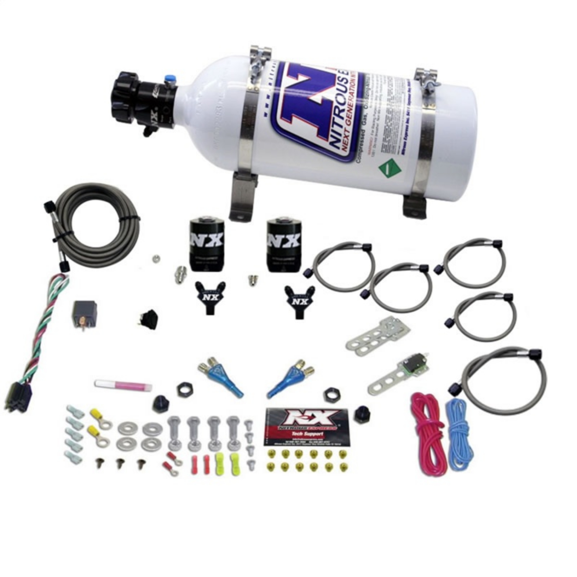 Picture of Nitrous Express BMW EFI All Dual Nozzle Nitrous Kit 50-300 HP w-5lb Bottle