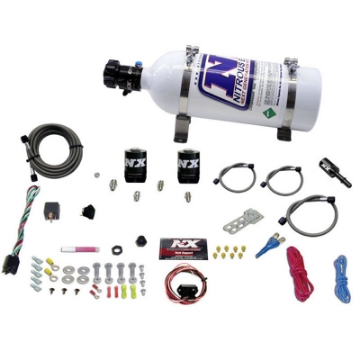 Picture of Nitrous Express Dodge Hemi-SRT8 Single Nozzle Fly By Wire Nitrous Kit 35-150HP w-5lb Bottle