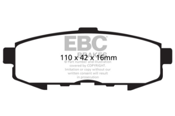 Picture of EBC 04-06 Mazda MPV 3-0 Greenstuff Rear Brake Pads