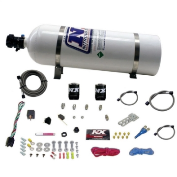 Picture of Nitrous Express All Ford EFI Single Nozzle Nitrous Kit 35-150HP w-15lb Bottle