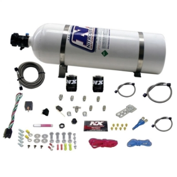 Picture of Nitrous Express All Sport Compact EFI Single Nozzle Nitrous Kit 35-50-75 HP w-15lb Bottle
