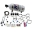 Picture of Nitrous Express Sport Compact EFI Dual Stage Nitrous Kit 35-75 x 2 x 2 w-10lb Bottle