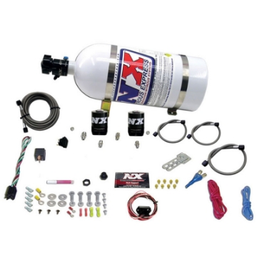 Picture of Nitrous Express 10-15 Chevrolet Camaro 5th Gen Single Nozzle Nitrous Kit 35-150HP w-10lb Bottle
