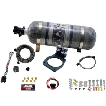 Picture of Nitrous Express 10-15 Chevrolet Camaro Nitrous Plate Kit 50-150HP w-12lb Bottle