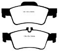 Picture of EBC 04-06 Mercedes-Benz CL500 5-0 Ultimax2 Rear Brake Pads