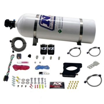 Picture of Nitrous Express GM LS 78mm 3-Bolt Nitrous Plate Kit 50-350HP w-15lb Bottle