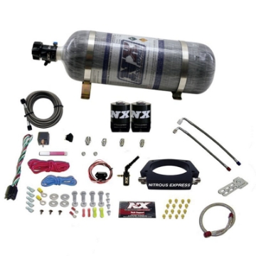 Picture of Nitrous Express 2014+ GM 6-2L Truck Nitrous Plate Kit 35-300HP w-Composite Bottle