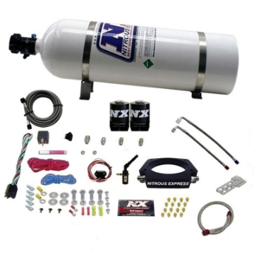 Picture of Nitrous Express 2014+ GM 6-2L Truck Nitrous Plate Kit 35-300HP w-15lb Bottle