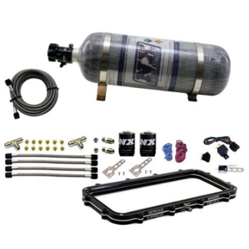 Picture of Nitrous Express Holley High Ram Plenum Nitrous Plate Kit w-12lb Bottle