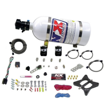 Picture of Nitrous Express 96-04 Ford Mustang 4-6L 2 Valve Nitrous Plate Kit w-10lb Bottle